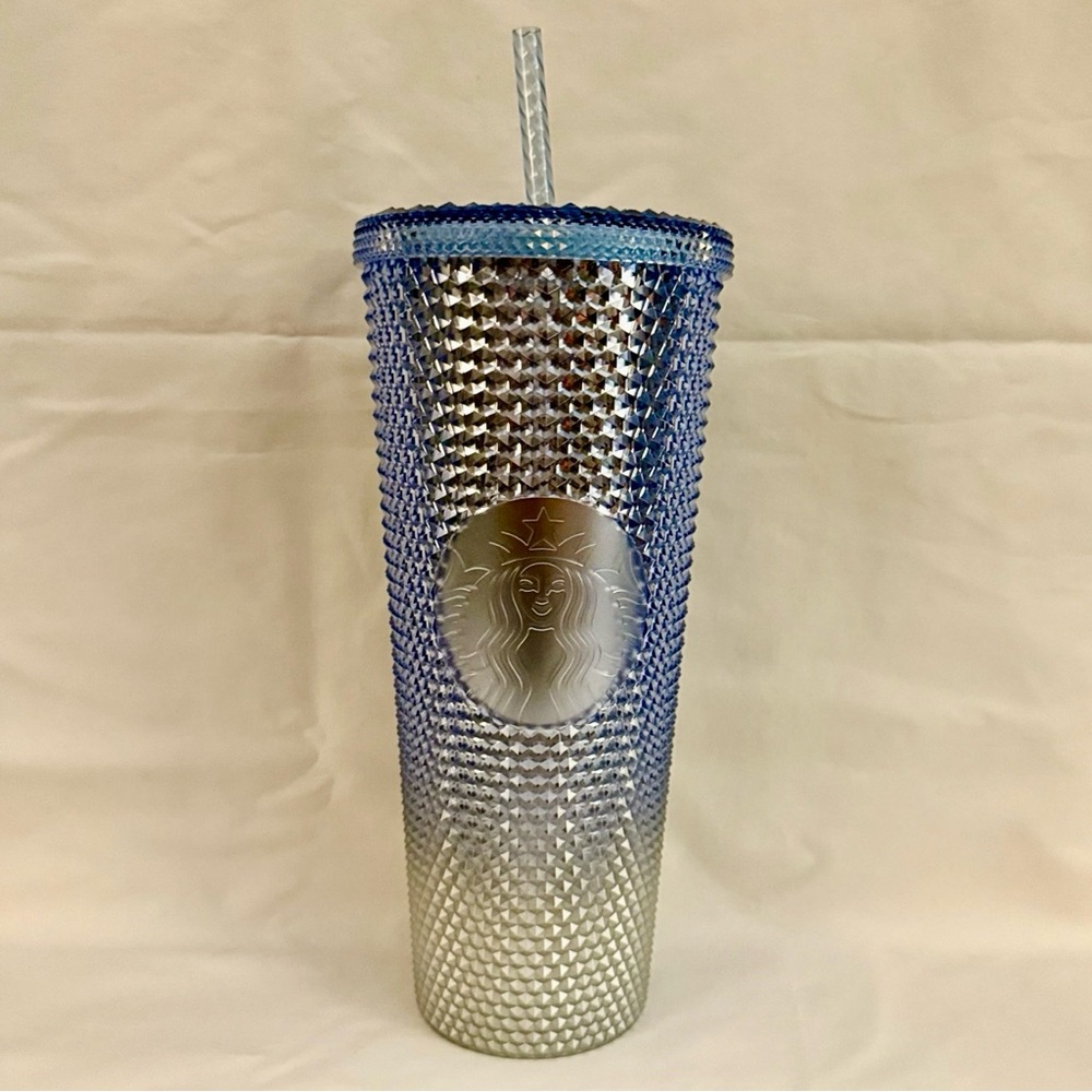Starbucks BLUE ICE Color - Studded - 24oz Cold Cup Tumbler